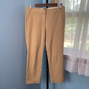 J. Crew Tan Cropped Pants Size 2